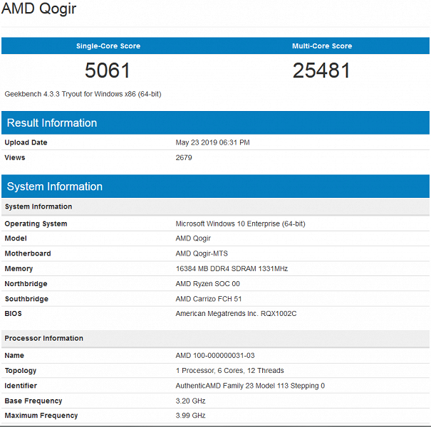 Базовый шестиядерный процессор AMD Ryzen 3 3300 ценой $100 обходит по производительности флагманский восьмиядерный Ryzen 7 2700X