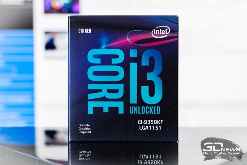Новая статья: Обзор процессора Intel Core i3-9350KF: стыдно ли иметь четыре ядра в 2019 году