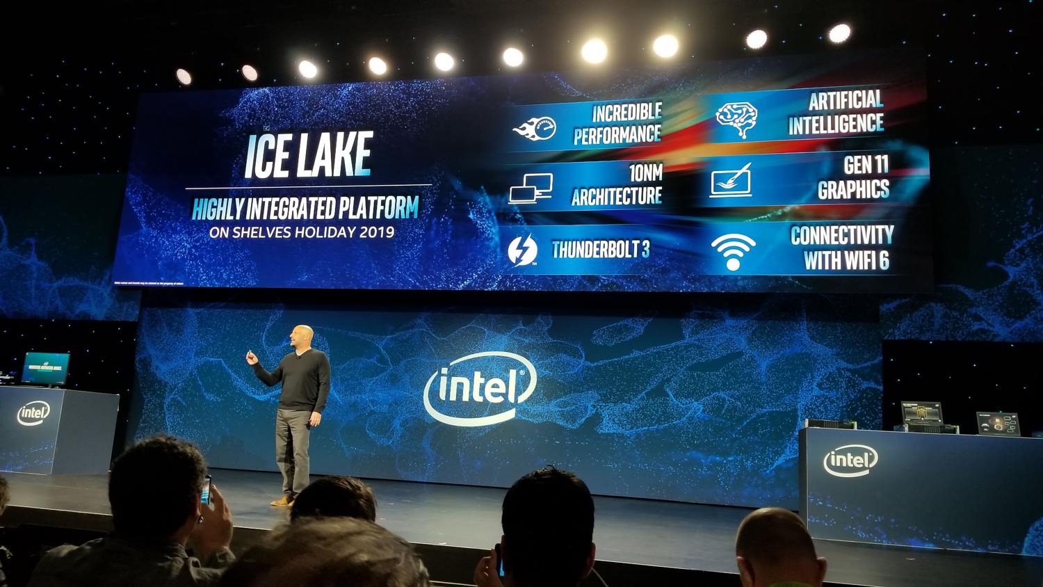 Intel представила десятое поколение процессоров Ice Lake 10 нм - 1