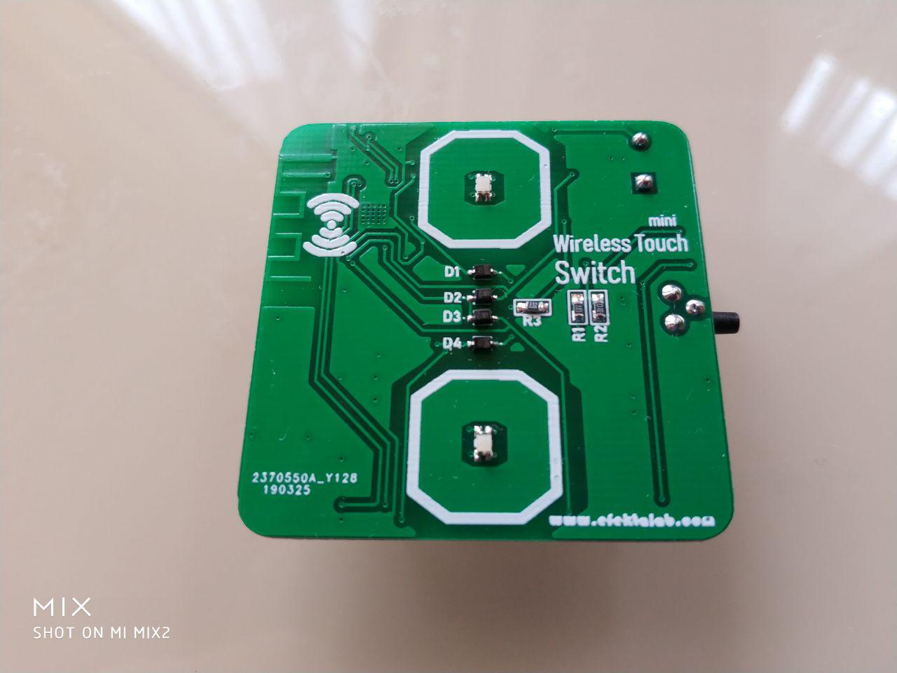 Сенсорный мини выключатель cо стеклянной панелью на nRF52832 - 3