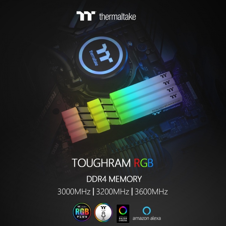 Computex 2019: Thermaltake представила оперативную память TOUGHRAM RGB и TOUGHRAM