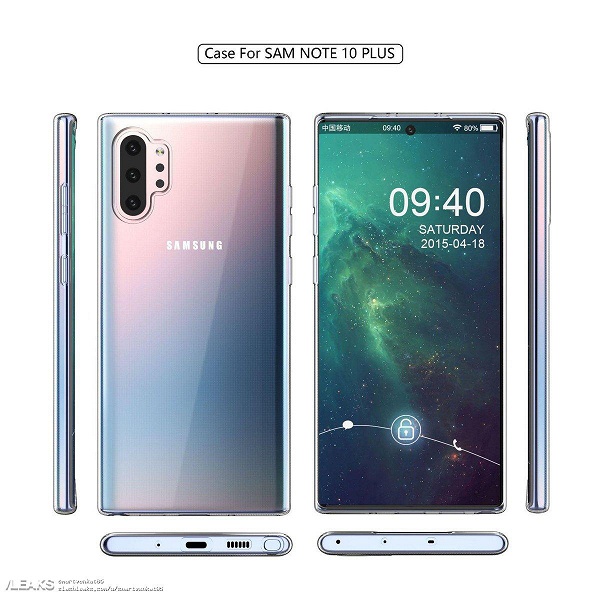 Новые изображения Samsung Galaxy Note10 Pro