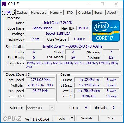 Легендарный Intel Core i7-2600K: тестирование Sandy Bridge в 2019 году (часть 1) - 5