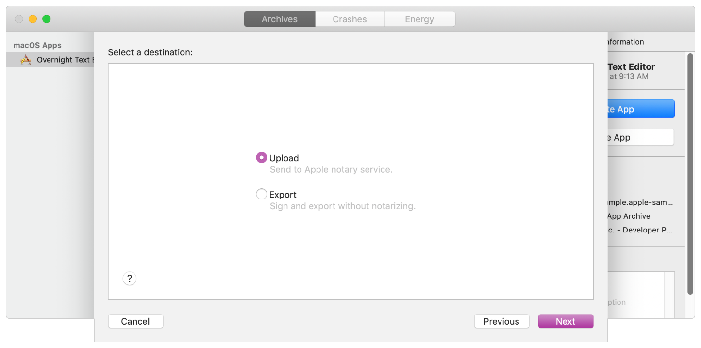 Процедура нотаризации Electron приложения для macOS 10.14.5 - 4 Процедура нотаризации Electron приложения для macOS 10.14.5 - 4