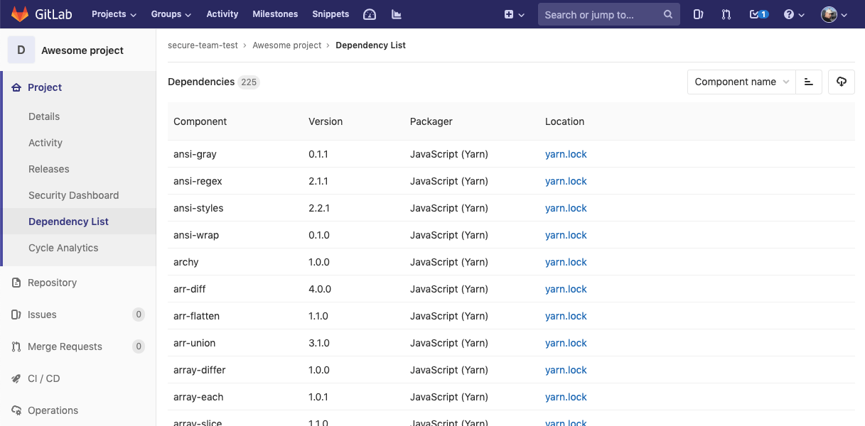 Новый GitLab 12.0 с визуальными ревью и списком зависимостей - 3