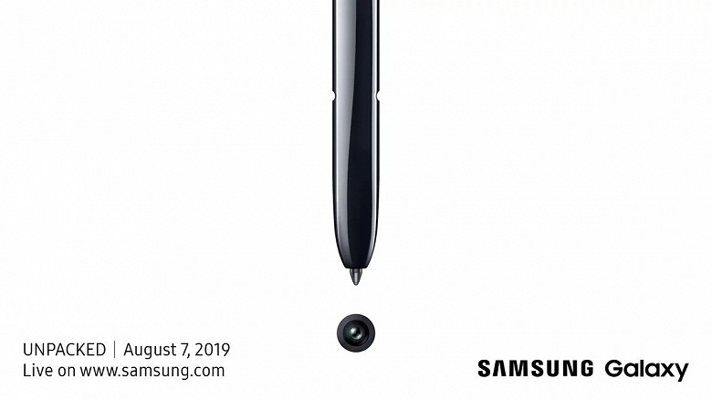 Приглашение на Galaxy Unpacked в Нью-Йорк. Samsung объявила дату анонса флагманского планшетофона Galaxy Note10 