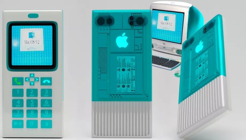 Дизайнер представил, как мог бы выглядеть iPhone в дизайне старых Macintosh
