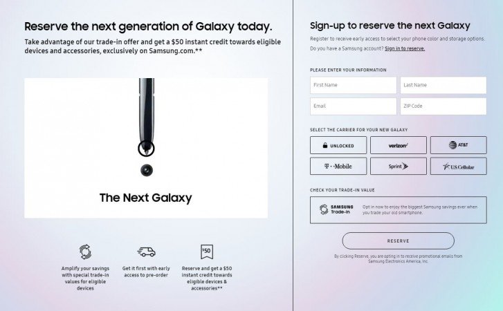 Samsung предлагает забронировать Galaxy Note10 со скидкой до 600 долларов при обмене на смартфоны Samsung, Apple или Google