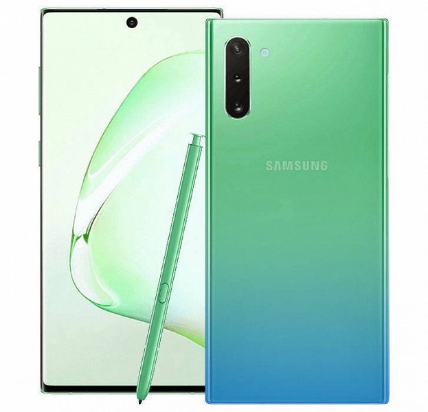 Samsung Galaxy Note10 предстал на официальных изображениях в двух новых цветах