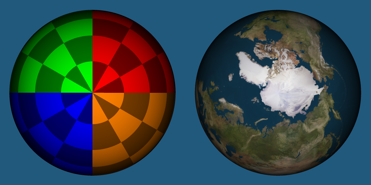 Мир трехмерной гиперсферы. Геодезическая трассировка лучей в замкнутой вселенной со сферической геометрией - 111