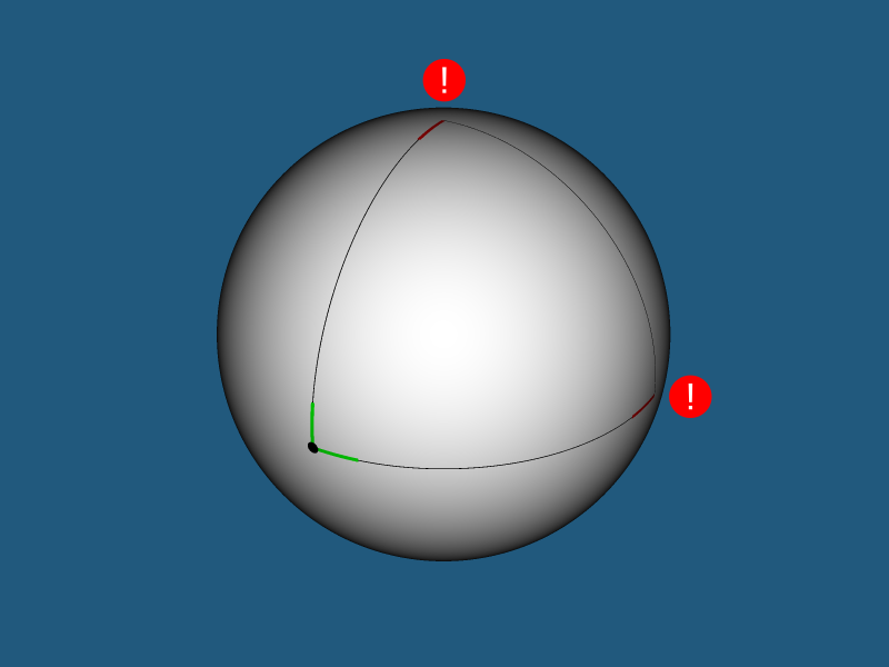 Мир трехмерной гиперсферы. Геодезическая трассировка лучей в замкнутой вселенной со сферической геометрией - 3