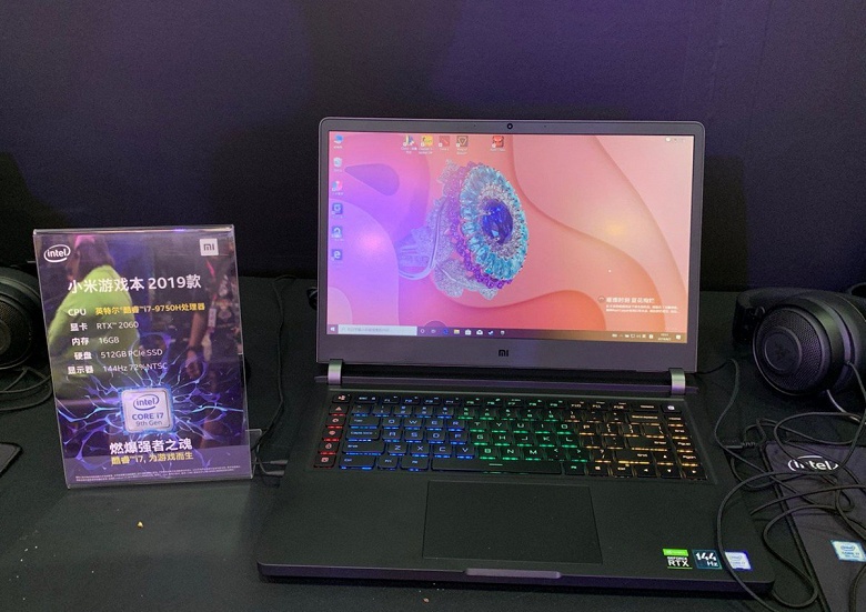 Старшая версия Xiaomi Mi Gaming Laptop 2019 на живых фото