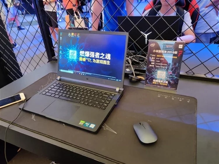 Xiaomi показала на ChinaJoy новый игровой ноутбук Mi с RTX 2060, Core i7-9750H и 16 Гбайт ОЗУ