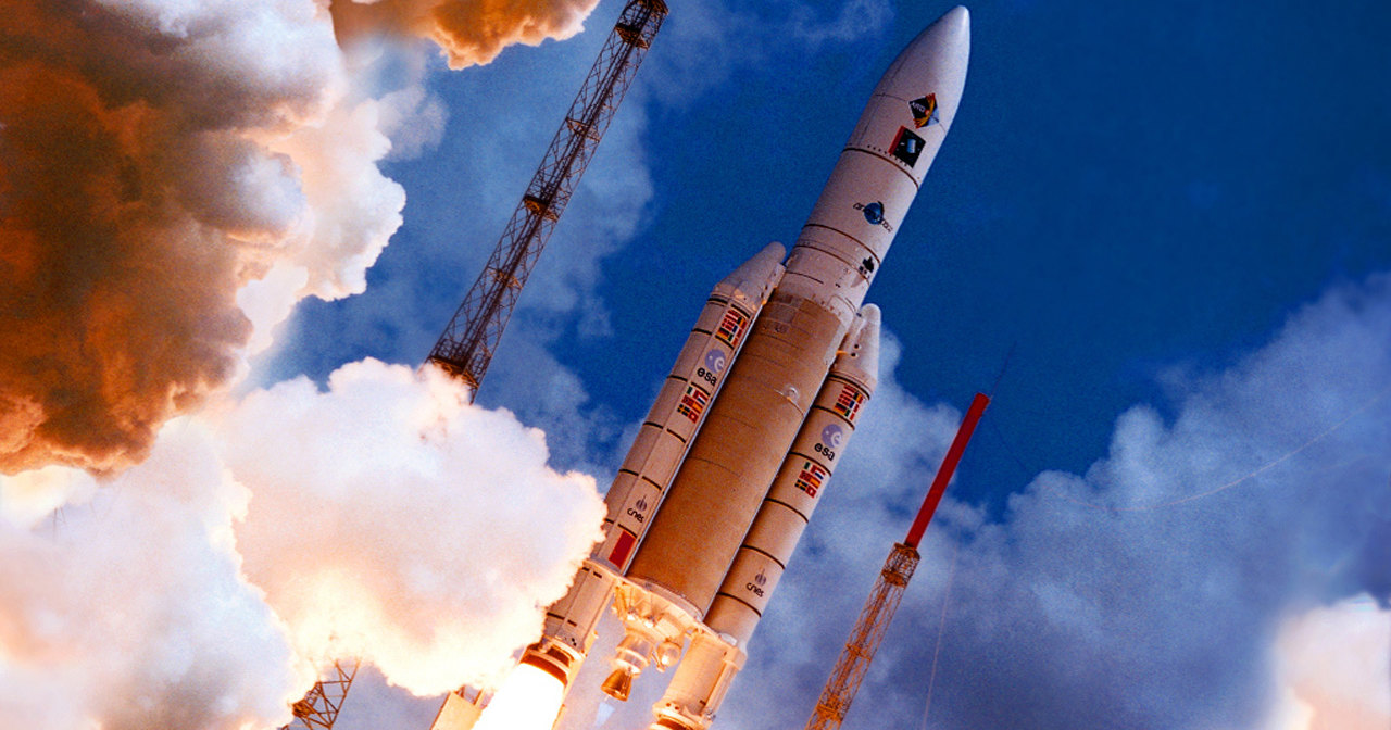 Трансляция: запуск ракеты-носителя Ariane 5 с двумя спутниками связи