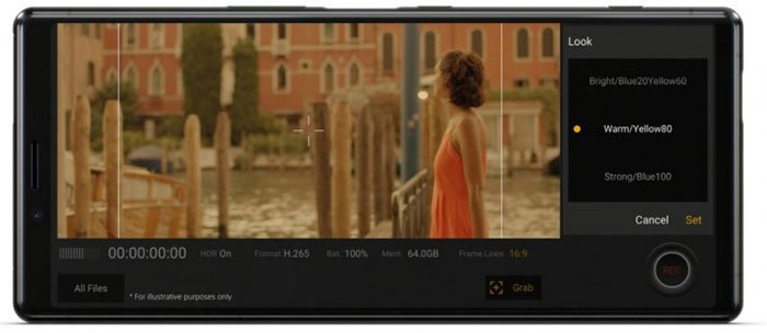 Флагманский смартфон Sony Xperia 2 получит новую функцию камеры S-Cinetone