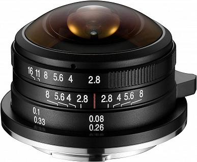 Начались продажи объектива Laowa 4mm F2.8 для камер системы Micro Four Thirds 