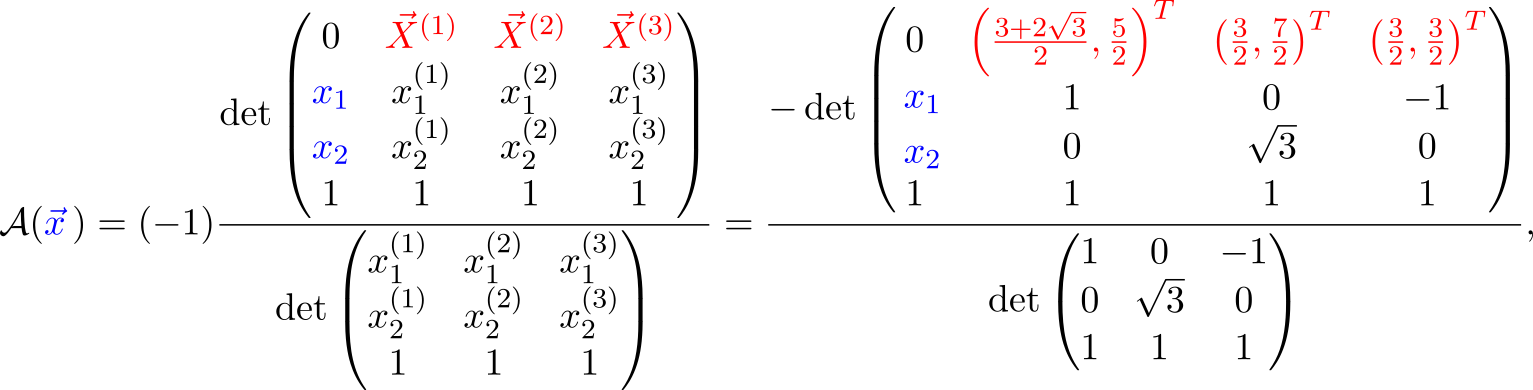 Обратные задачи аффинных преобразований или об одной красивой формуле - 6