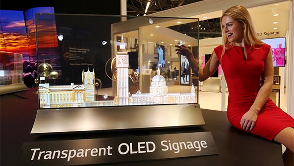 В следующем квартале LG Display удвоит выпуск прозрачных дисплеев OLED