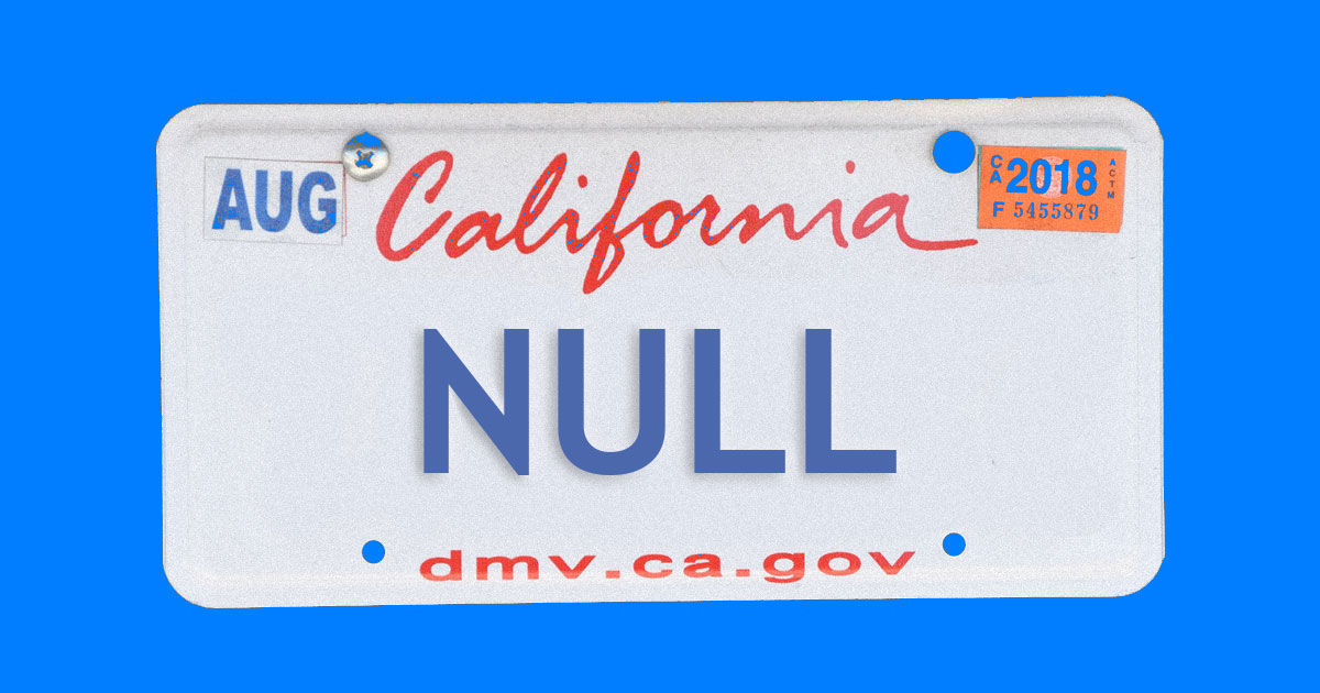 Не шутите с NULL - 1
