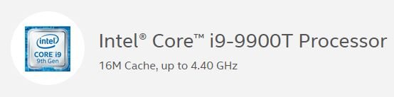Первый Core i9 с TDP 35 Вт: Intel Core i9-9900T поступил в продажу