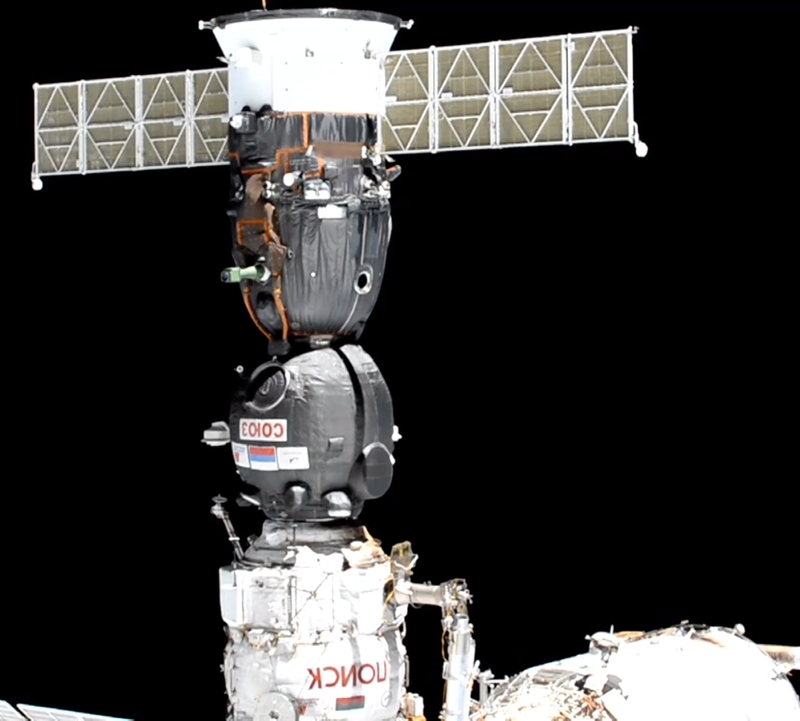 «Союз МС-13» успешно перестыковался, освободив модуль «Звезда» для «Союза МС-14»