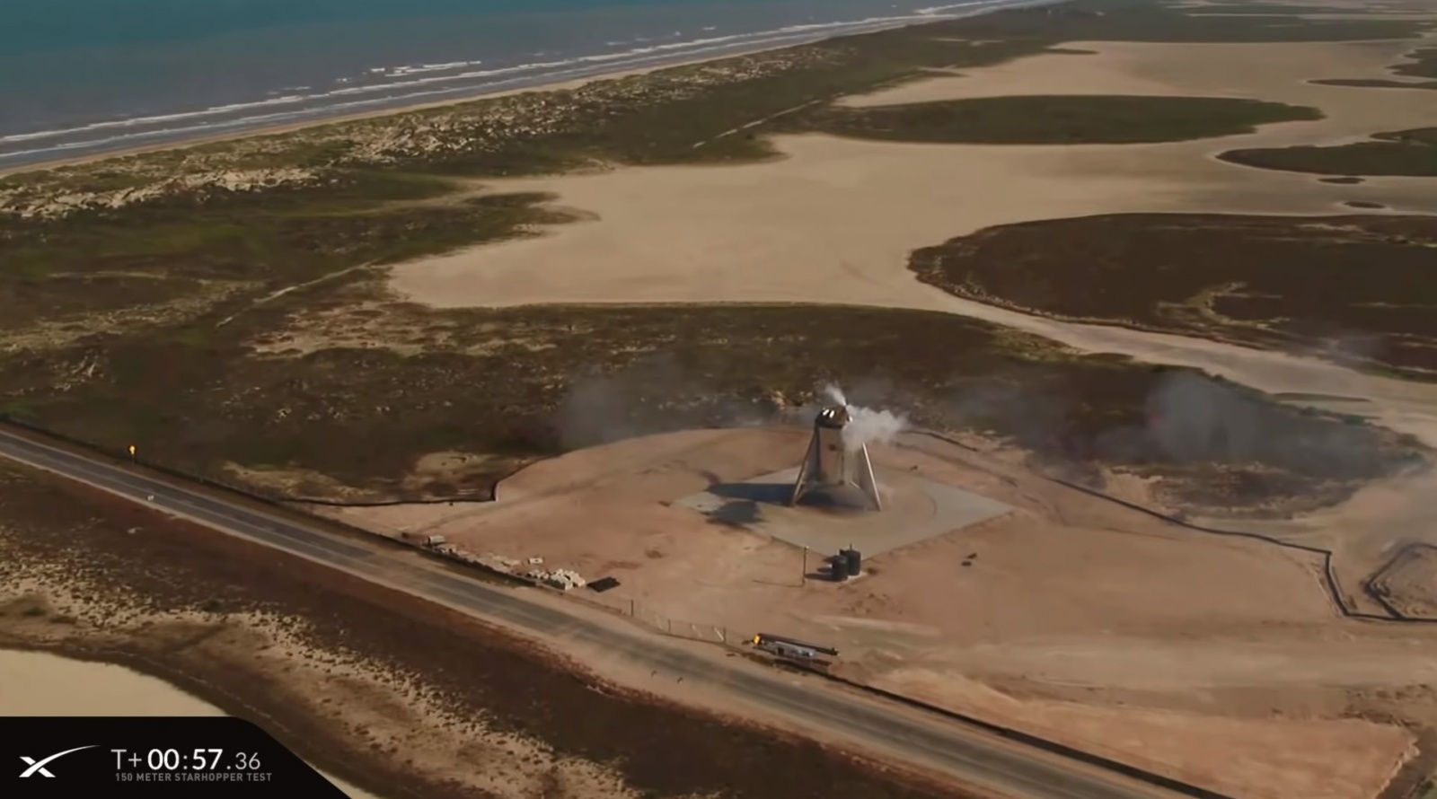 SpaceX провела летные испытания прототипа ракеты Starship — взлет на высоту 150 метров и мягкая посадка на площадку - 11