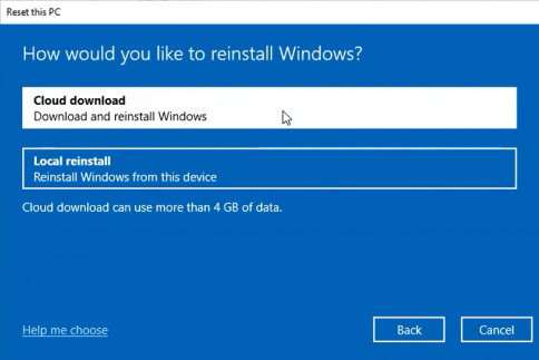 В сборке Windows 10 Insider Preview Build 18970 операционную систему можно переустановить из облака - 2