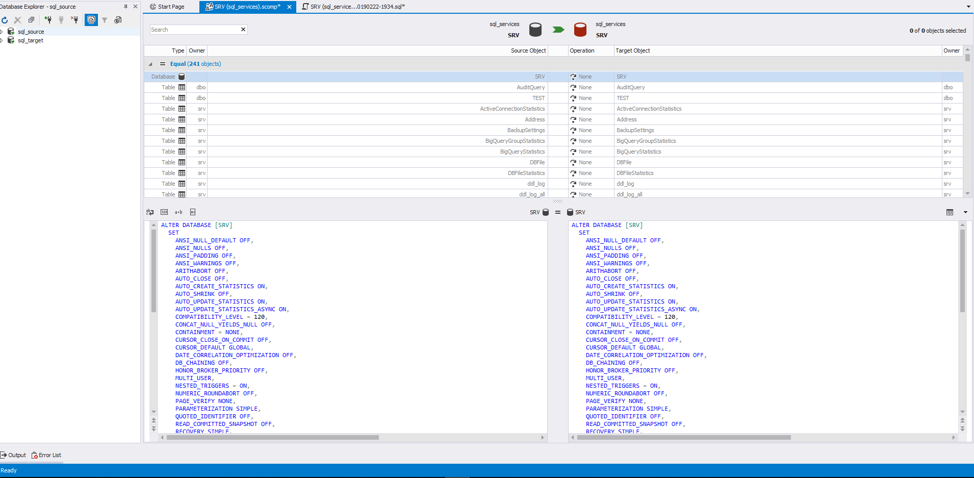 Сравнение компараторов для синхронизации схем и данных баз данных MS SQL Server - 23