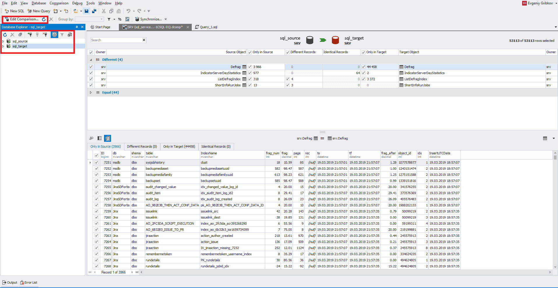 Сравнение компараторов для синхронизации схем и данных баз данных MS SQL Server - 31