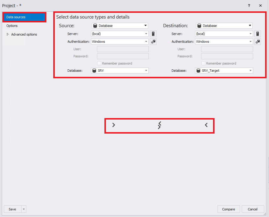 Сравнение компараторов для синхронизации схем и данных баз данных MS SQL Server - 68