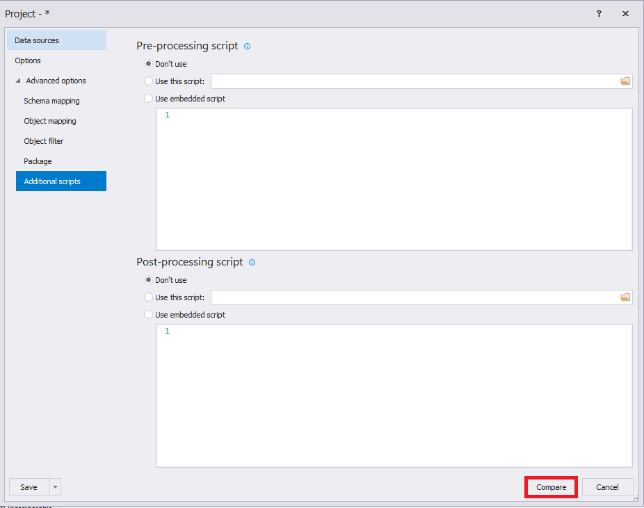 Сравнение компараторов для синхронизации схем и данных баз данных MS SQL Server - 71