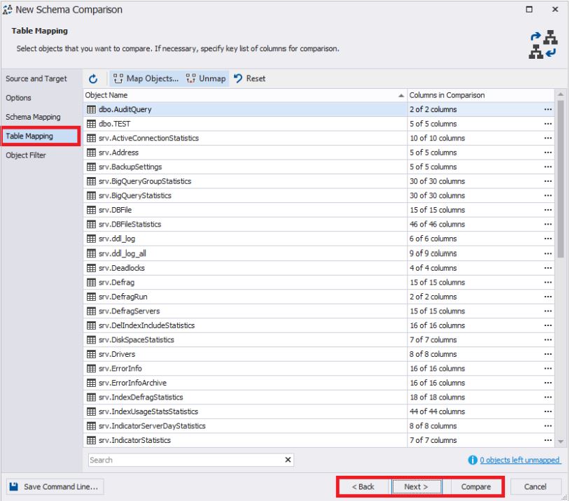 Сравнение компараторов для синхронизации схем и данных баз данных MS SQL Server - 9