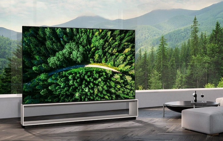 LG начала продажи монструозного 88-дюймового телевизора с панелью OLED разрешением 8K