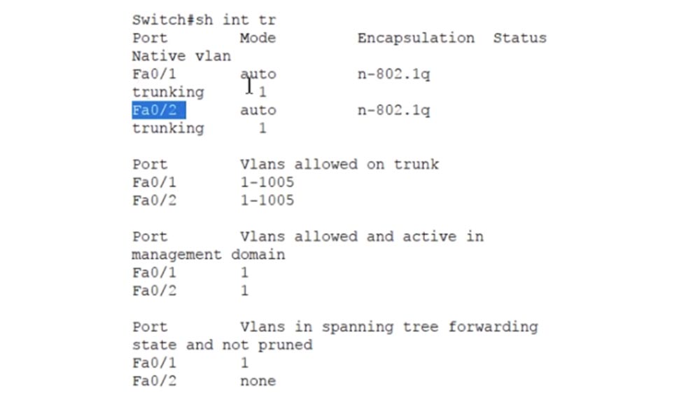 Тренинг Cisco 200-125 CCNA v3.0. День 35. Динамический протокол транкинга DTP - 7