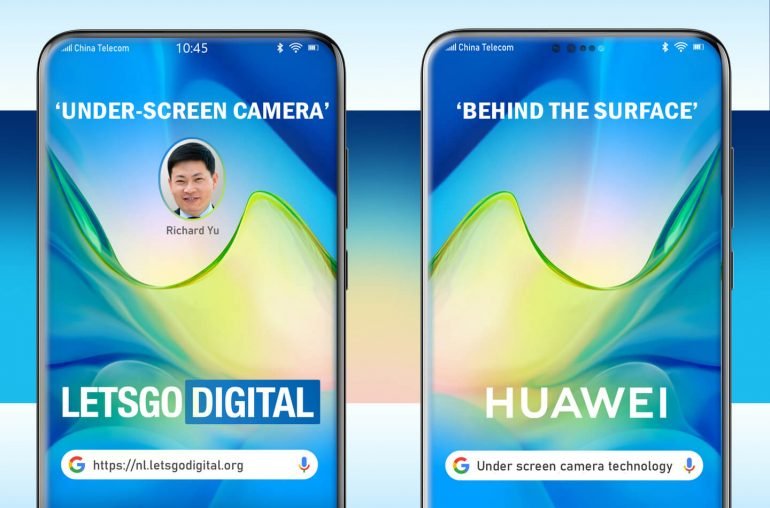 Скрытая камера не только у Xiaomi и Samsung. Huawei спрячет камеру, вспышку и датчики под экран смартфона