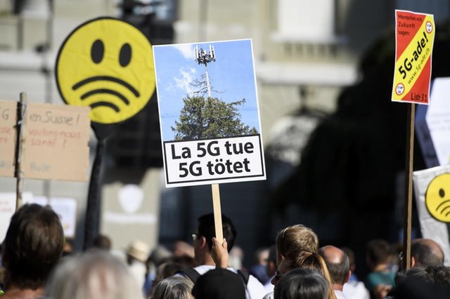 5G не пройдёт! В Швейцарии протестуют против внедрения сотовых сетей пятого поколения