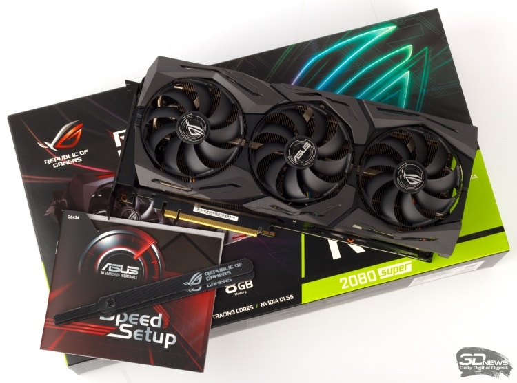 Новая статья: Обзор видеокарты ROG Strix GeForce RTX 2080 SUPER OC: в погоне за тишиной