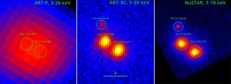Обсерватория «Спектр-РГ» запечатлела барстеры в центре Галактики