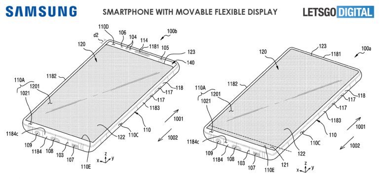 Переосмысление слайдера: гибкий экран смартфонов Samsung Galaxy можно будет «натянуть» на фронтальную камеру