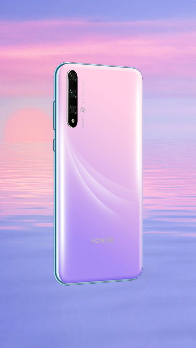 Honor 20 Youth Edition выглядит очень эффектно