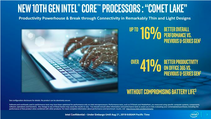 Intel Comet Lake-U и Comet Lake-Y: до 6 ядер для тонких и легких ноутбуков - 13