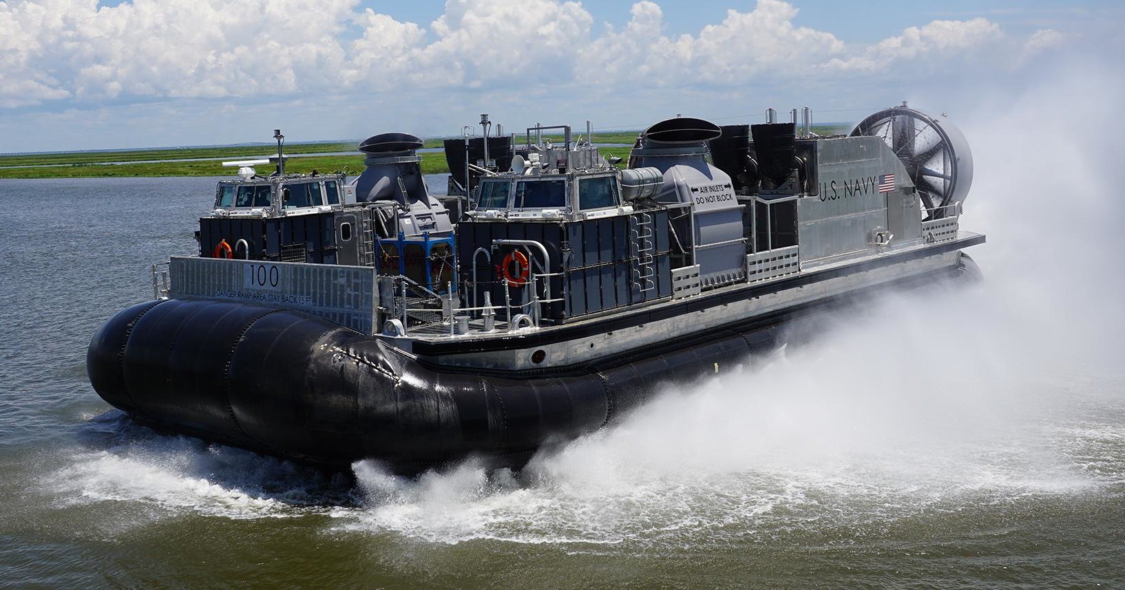 ВМС США испытают судно на воздушной подушке мощностью 25 000 л.с.