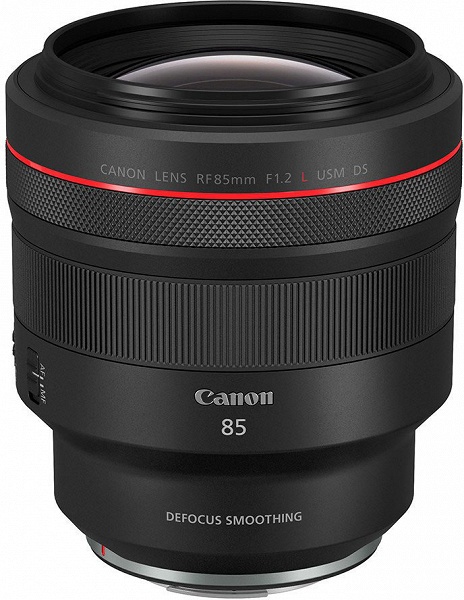 Представлен объектив Canon RF 85mm F1.2L USM DS 