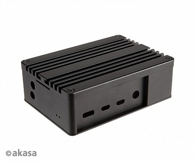 Алюминиевый корпус Akasa Pi-4 для Raspberry Pi 4 одновременно играет роль радиатора