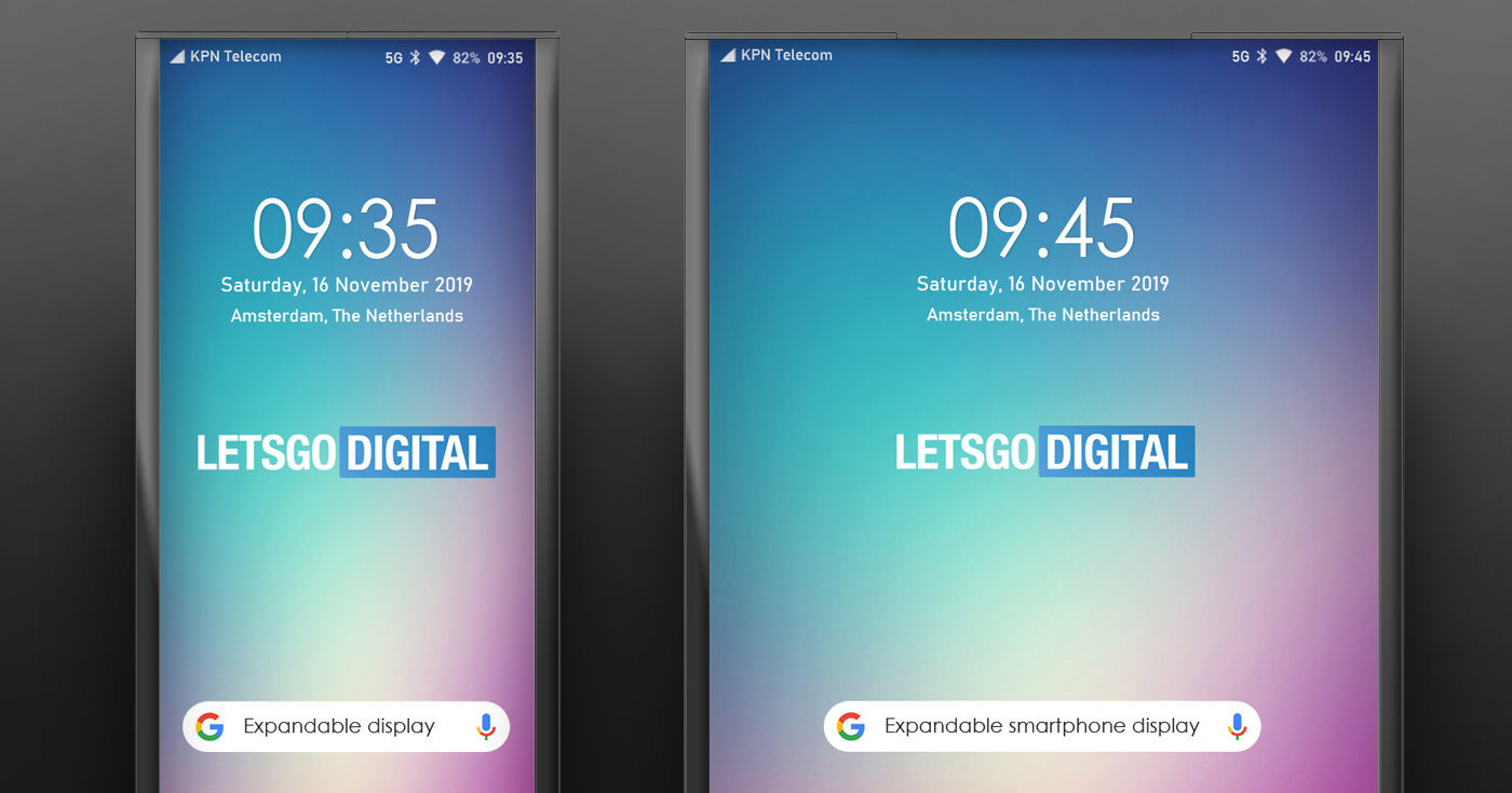 LG запатентовала смартфон с расширяющимся экраном