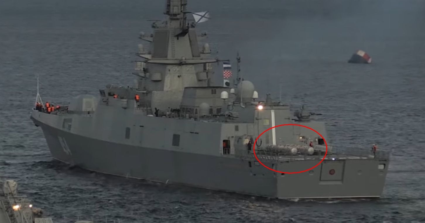 На борту «Адмирала Горшкова» заметили «Циркон»