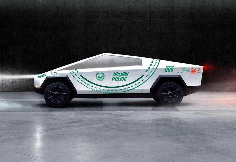 Полиция Дубая заказала партию Tesla Cybertruck - 1