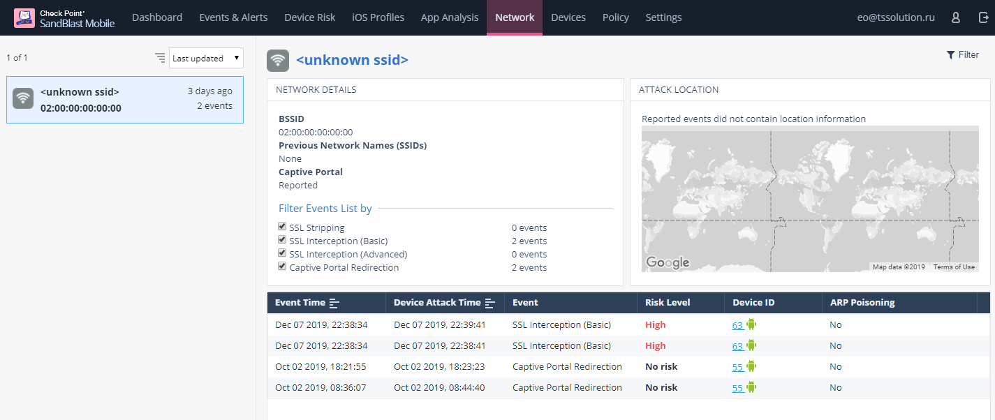 3. Анализ зловредов с помощью форензики Check Point. SandBlast Mobile - 10