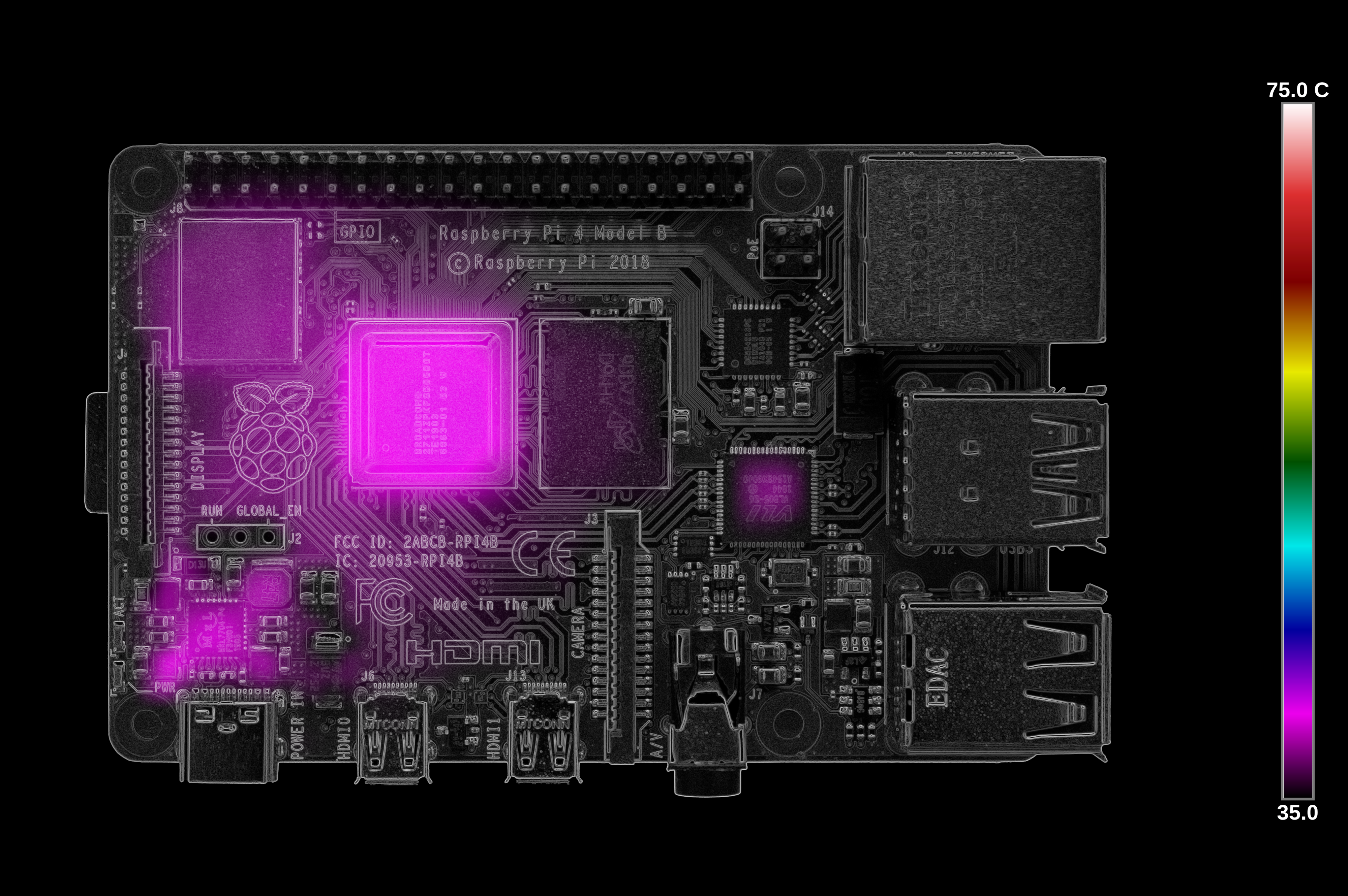 Тестирование Raspberry Pi 4 на нагрев - 28