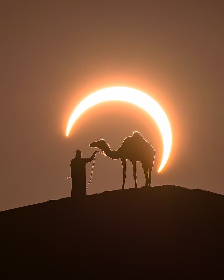 Огненное кольцо: завораживающие фотографии зимнего затмения